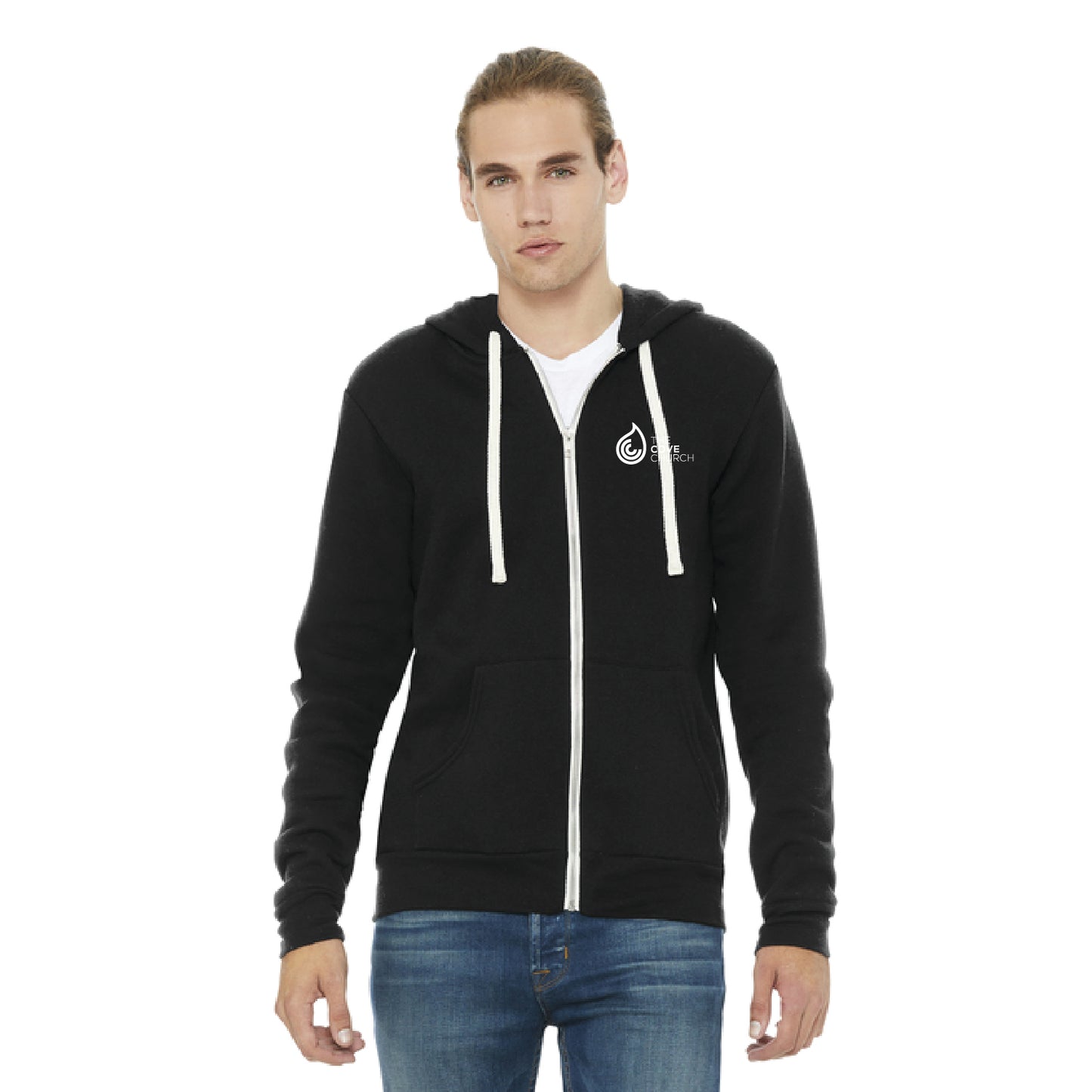 The Cove Church - BELLA+CANVAS® Unisex Sponge Fleece Full-Zip Hoodie