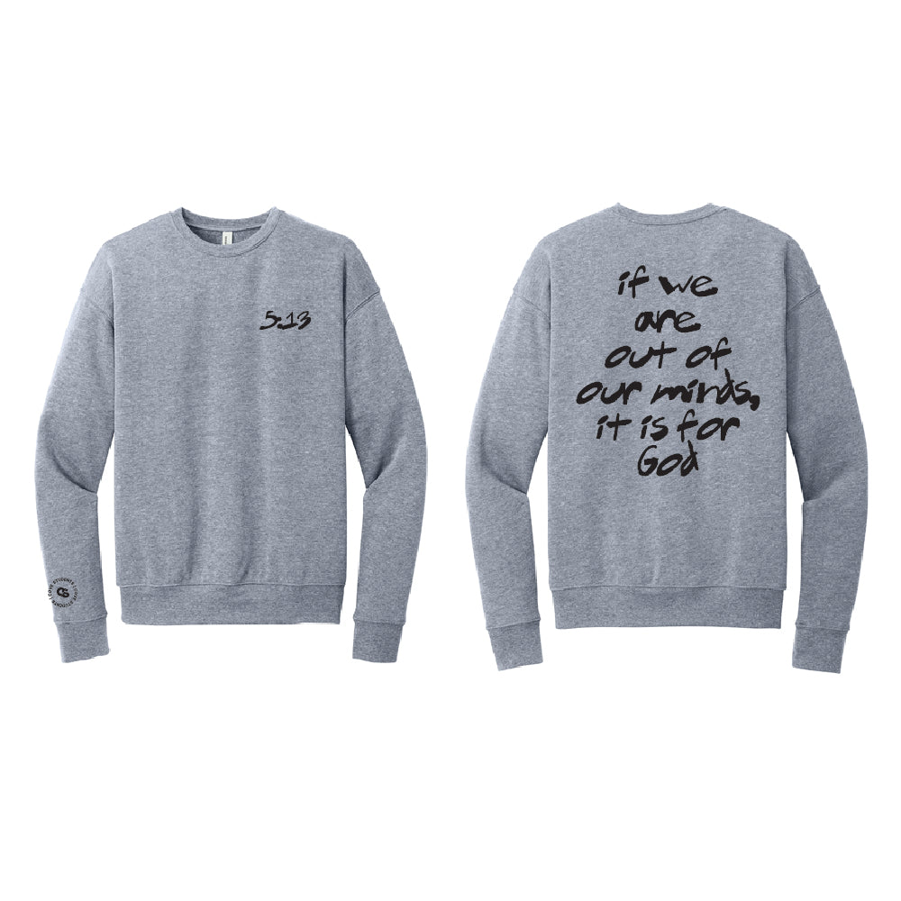 The Cove Church 5:13 - BELLA+CANVAS® Unisex Sponge Fleece Classic Crewneck Sweatshirt