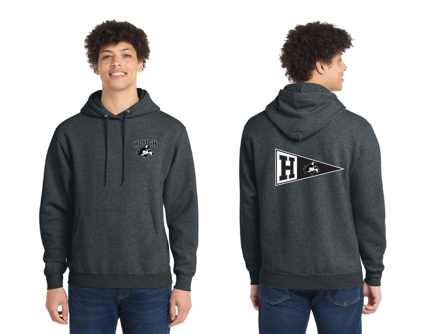 Hough High School - Port & Co™ Core Fleece Pullover Hooded Sweatshirt