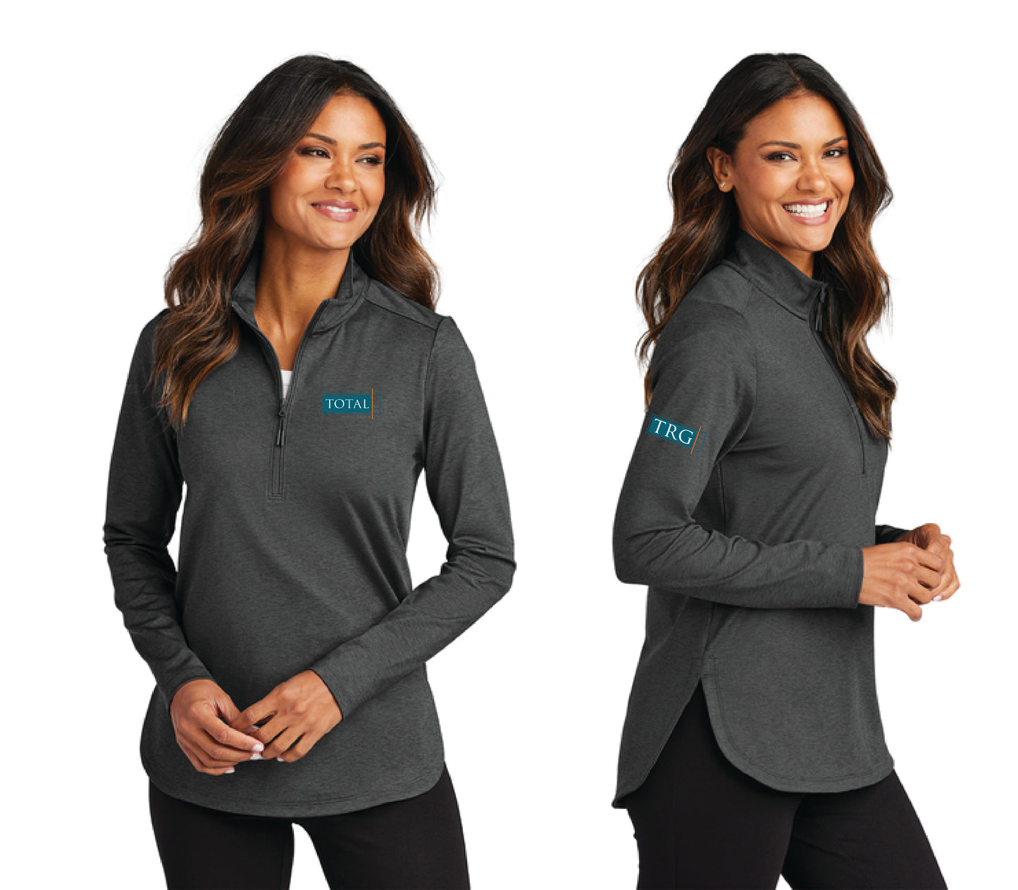 Total Retail Group - Port Authority® Women's C-FREE® Double Knit 1/4-Zip