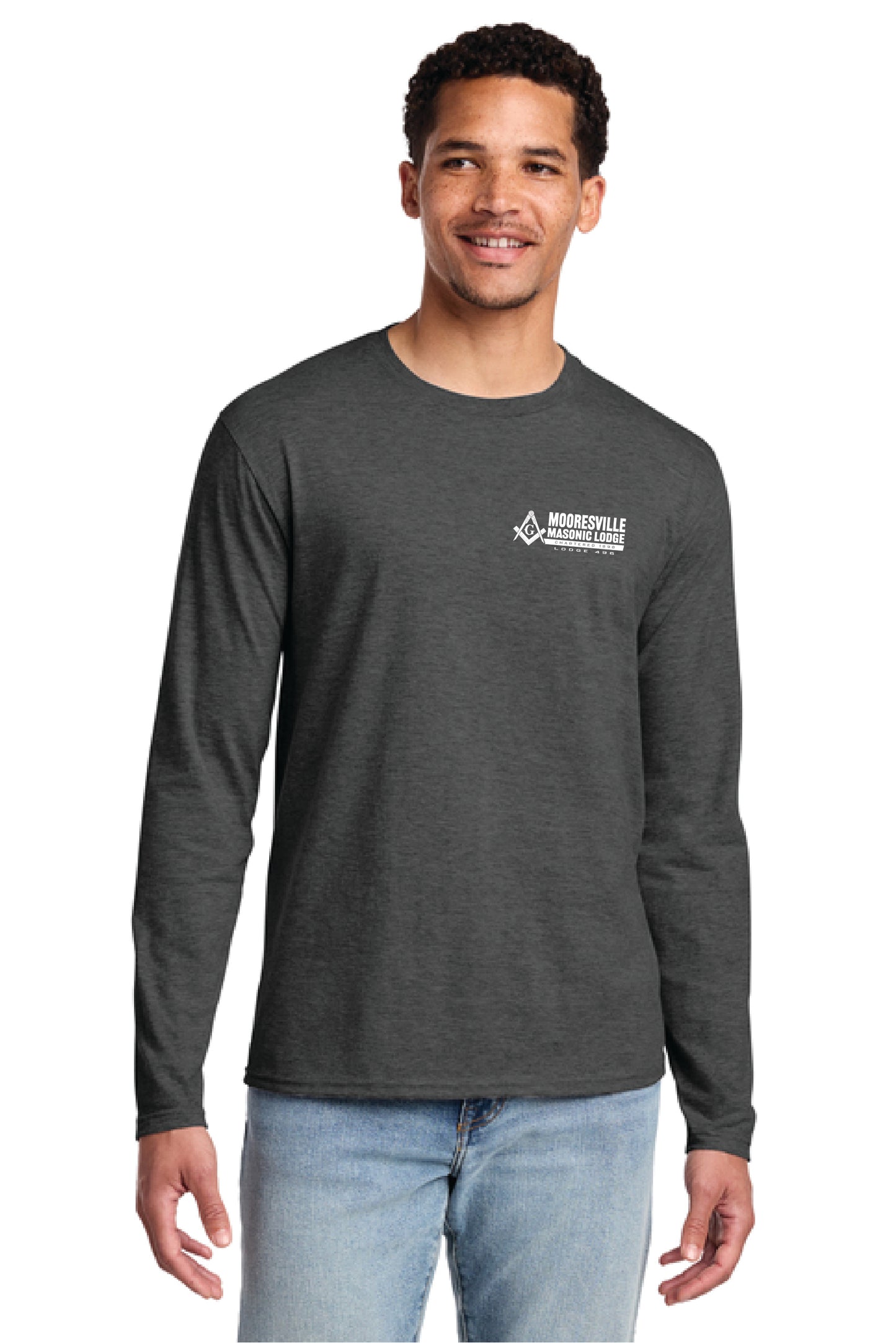 Mooresville Masonic Lodge - Port & Co™ Long Sleeve Fan Favorite™ Tee