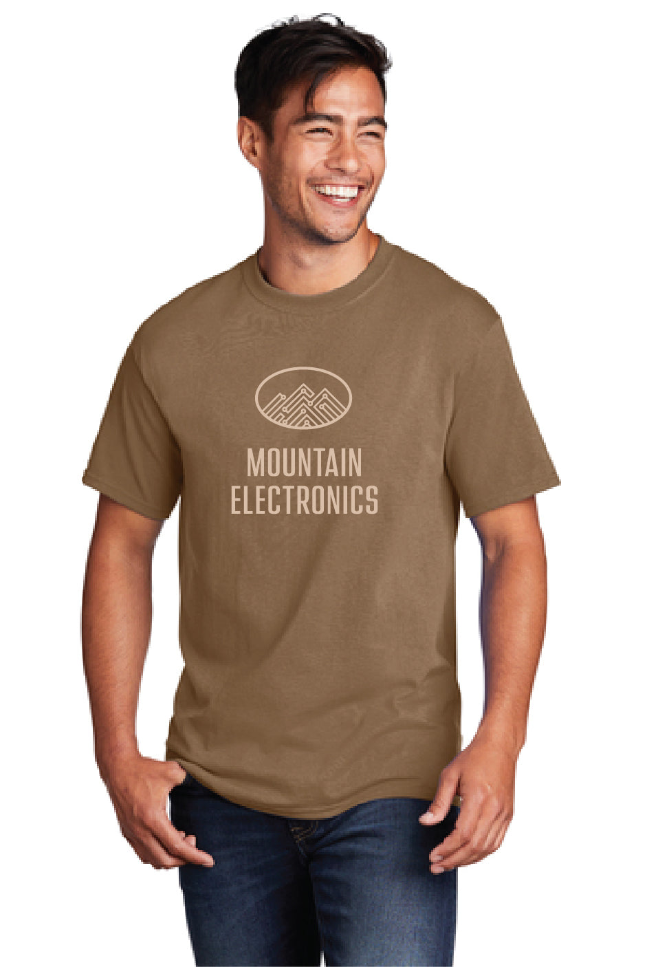 Mountain Electronics - Port & Company® Core Cotton Tee