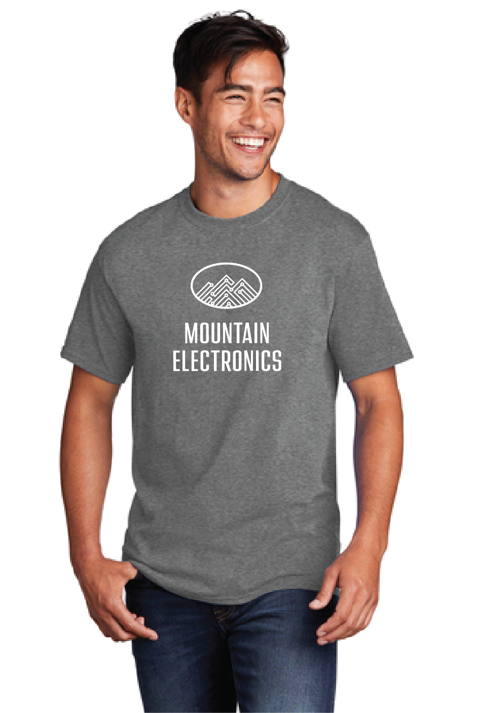 Mountain Electronics - Port & Company® Core Cotton Tee