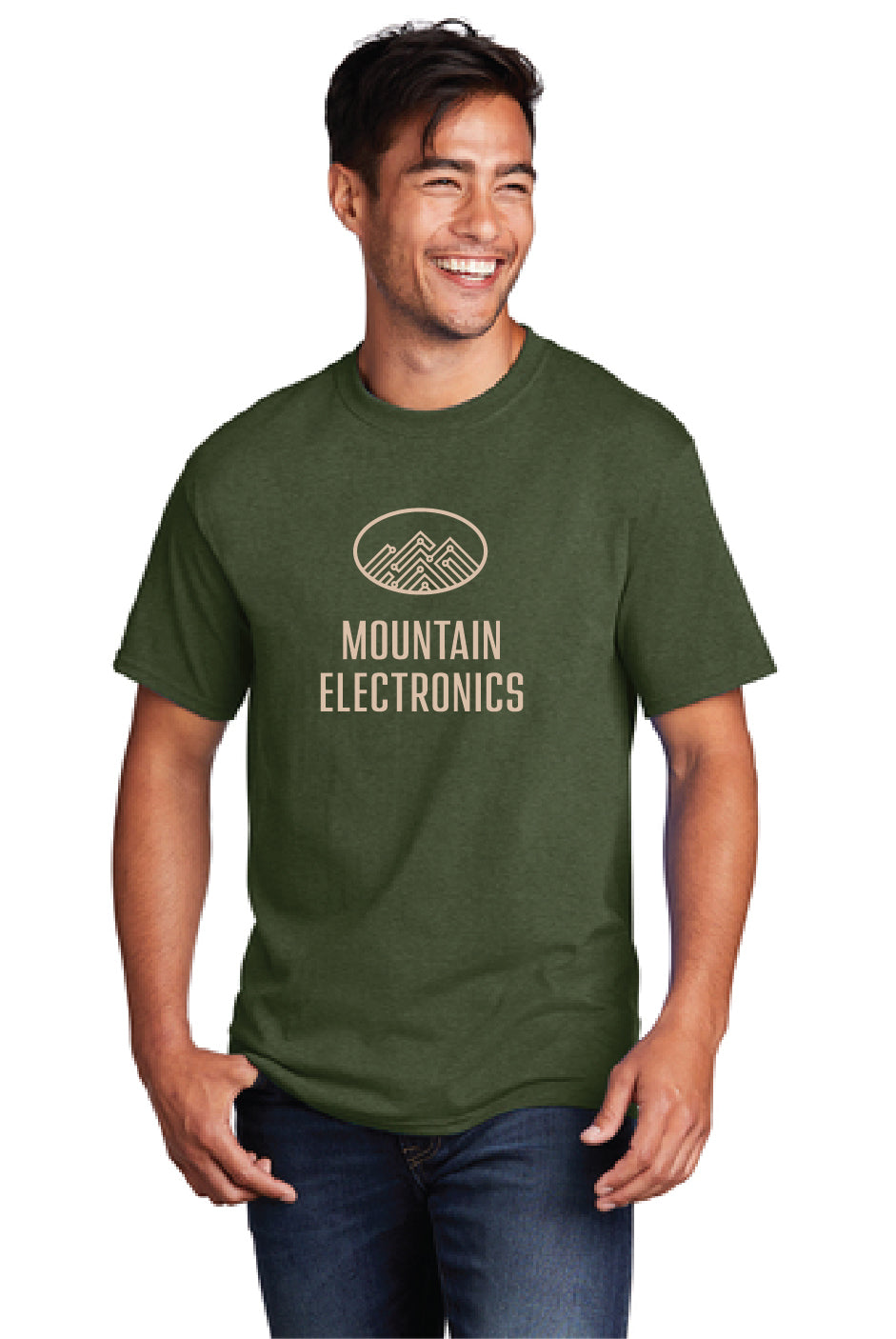 Mountain Electronics - Port & Company® Core Cotton Tee