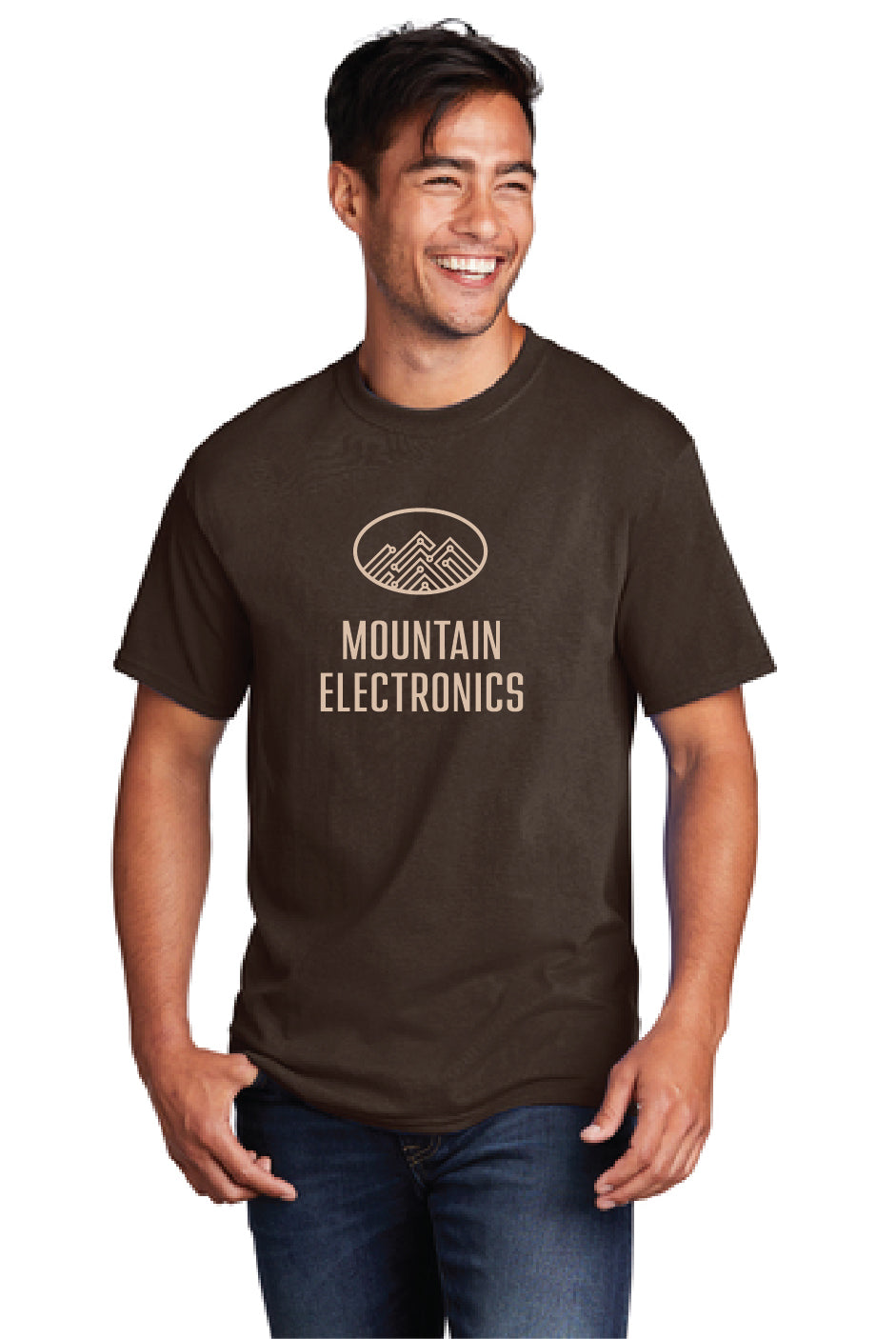 Mountain Electronics - Port & Company® Core Cotton Tee