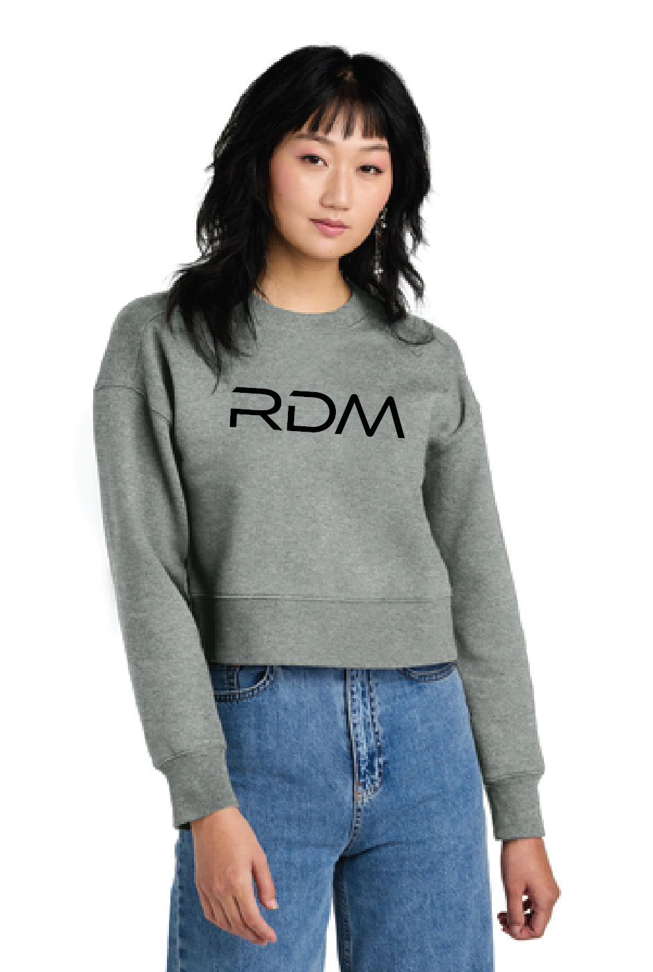 RDM - District® Women’s Perfect Weight® Fleece Cropped Crew