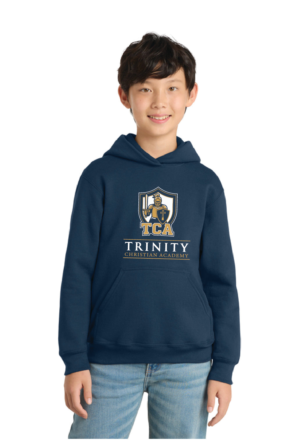 TCA - Port & Co® Youth Core Fleece Pullover Hooded Sweatshirt