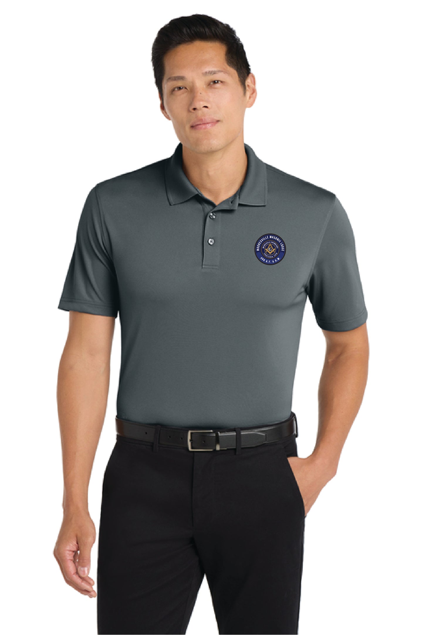 Mooresville Masonic Lodge - Port Authority® Dry Zone® UV Micro-Mesh Polo