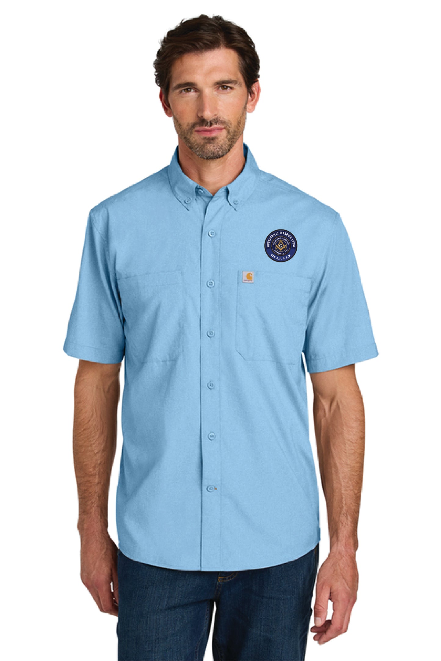 Mooresville Masonic Lodge - Carhartt Force® Sun Defender™ Short Sleeve Shirt