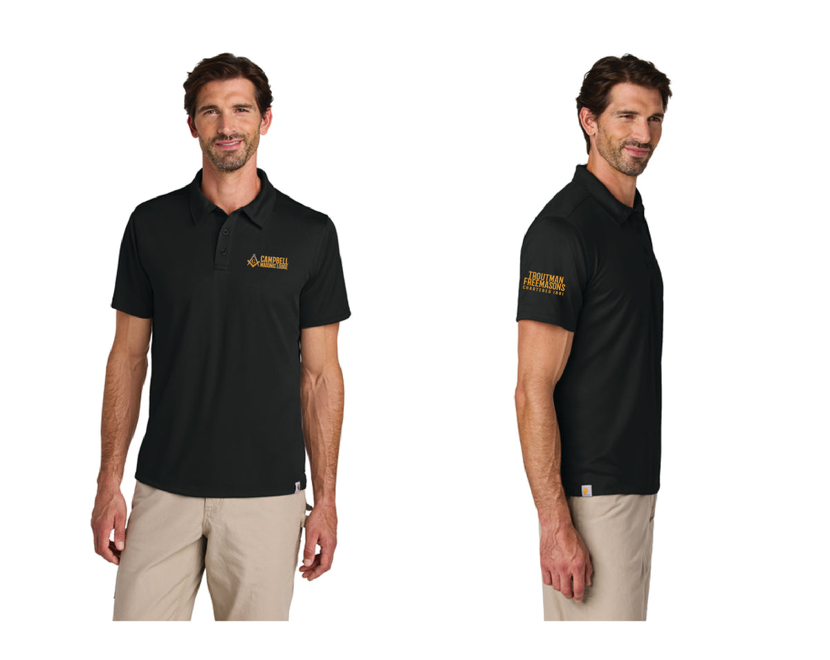 Troutman Masonic Lodge - Carhartt Force® Sun Defender™ Polo