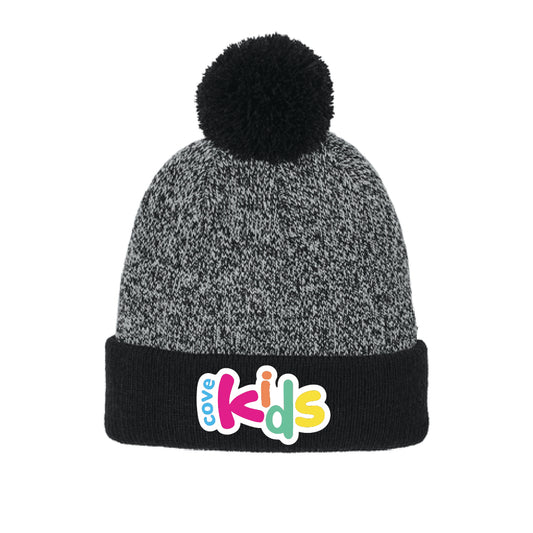 Cove kids - Sport-Tek® Halftime Heather Pom Beanie