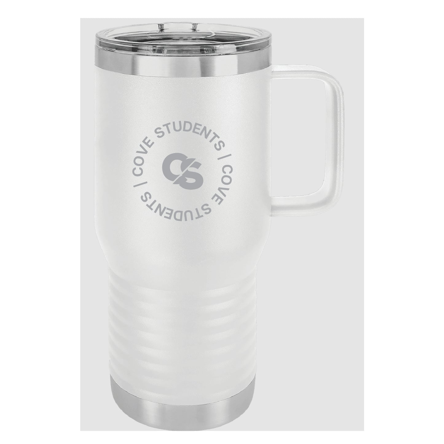 Cove Students - Polar Camel 20 oz. White Vacuum Insulated Travel Mug with Slider Lid
