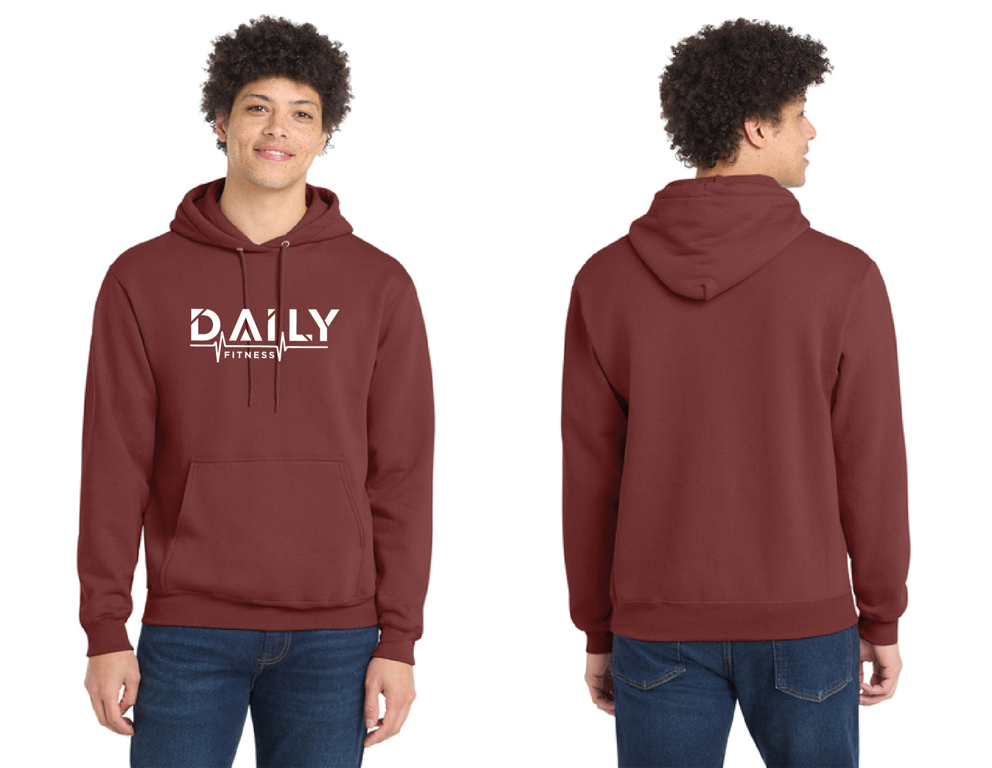 Daily Fitness - Port & Co™ Core Fleece Pullover Hooded Sweatshirt