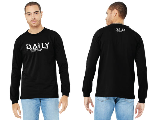 Daily Fitness - BELLA+CANVAS® Unisex Heather CVC Long Sleeve Tee