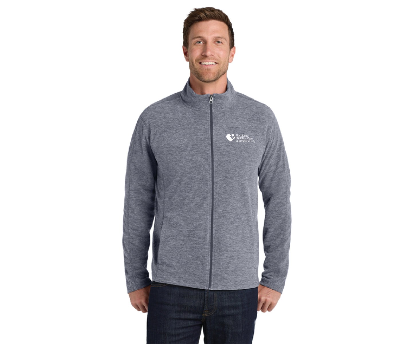 HOIC - Port Authority® Heather Microfleece Full-Zip Jacket