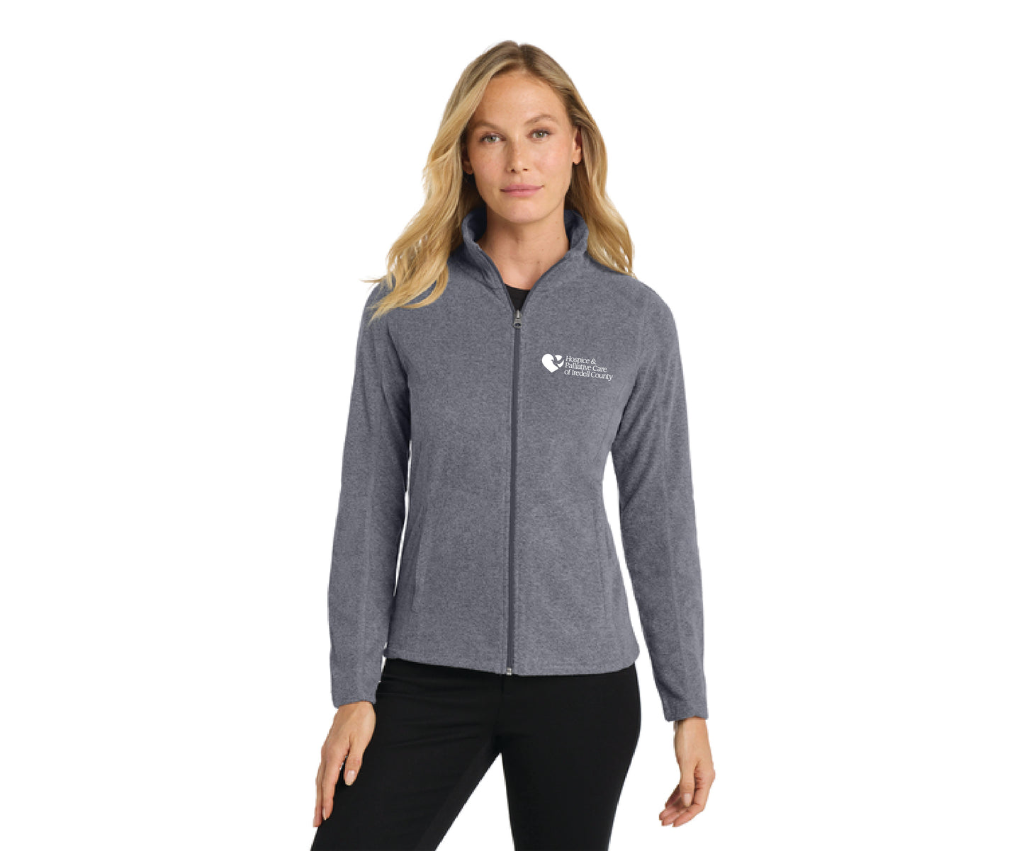 HOIC - Port Authority® Women's Heather Microfleece Full-Zip Jacket