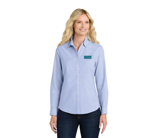 Total Retail Group - Port Authority® Women's SuperPro™ Oxford Shirt
