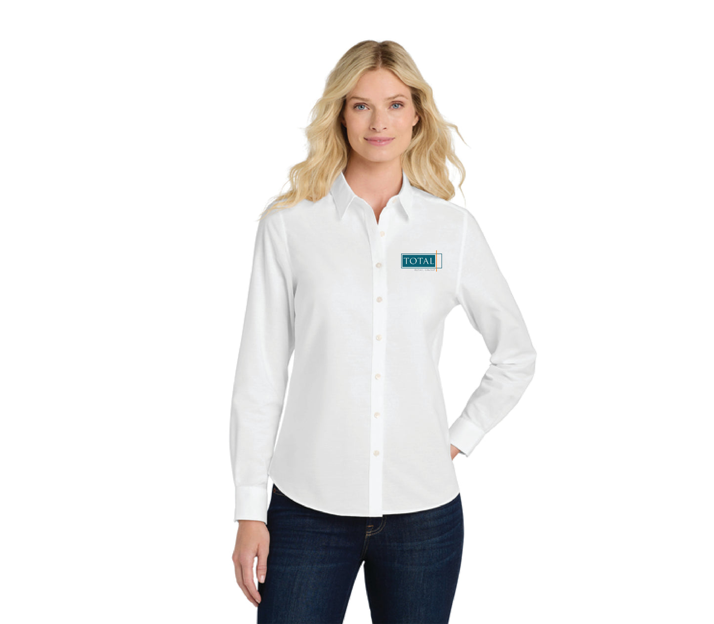 Total Retail Group - Port Authority® Women's SuperPro™ Oxford Shirt