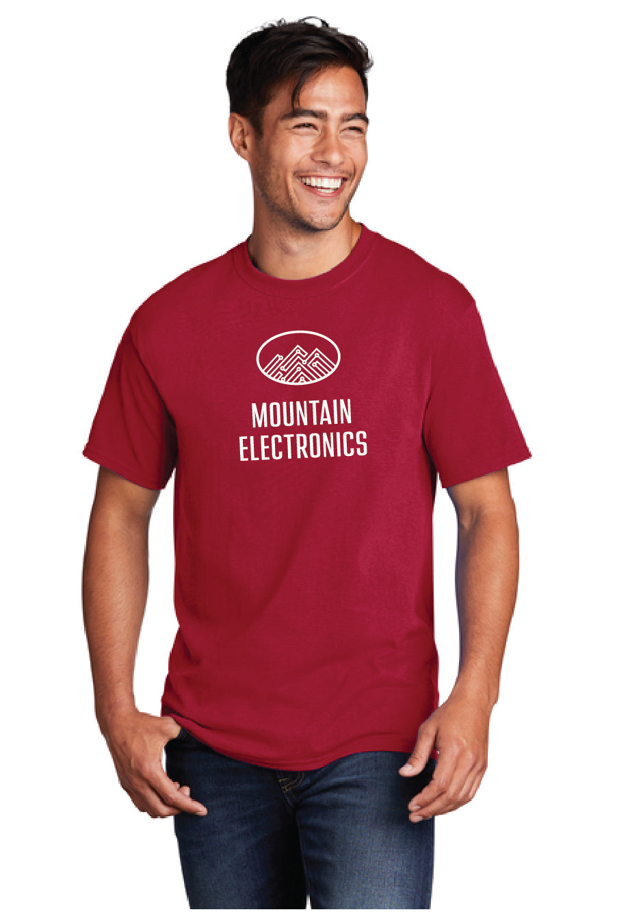 Mountain Electronics - Port & Company® Core Cotton Tee