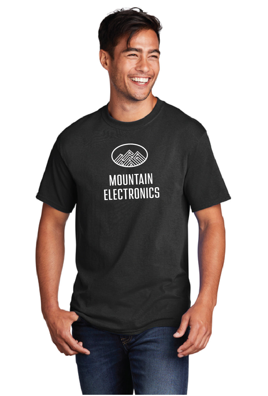 Mountain Electronics - Port & Company® Core Cotton Tee