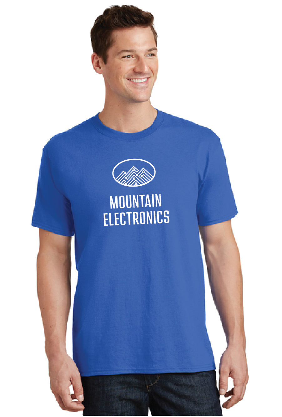 Mountain Electronics - Port & Company® Core Cotton Tee