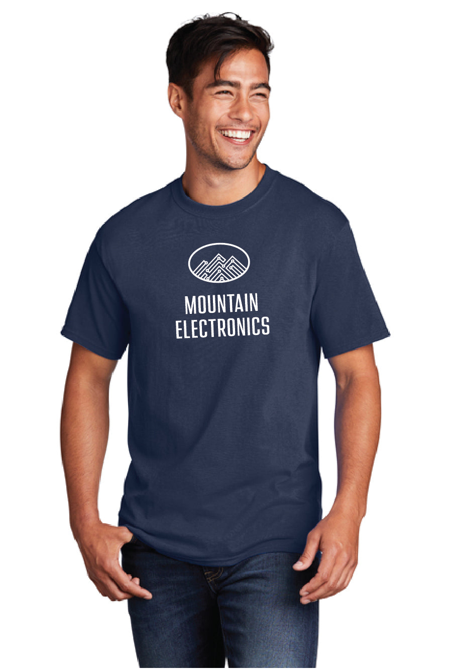 Mountain Electronics - Port & Company® Core Cotton Tee