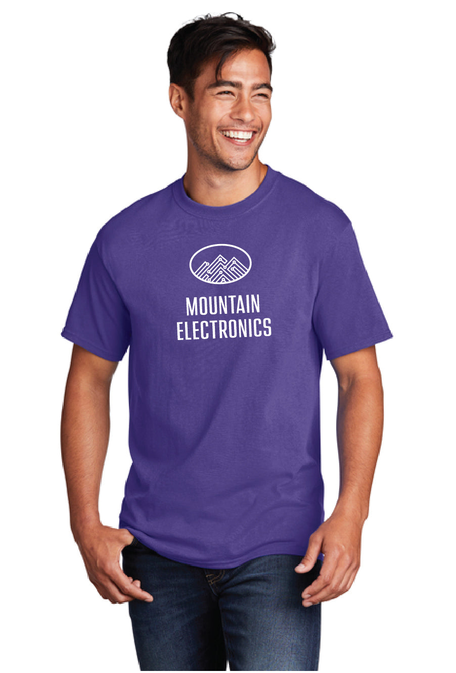 Mountain Electronics - Port & Company® Core Cotton Tee