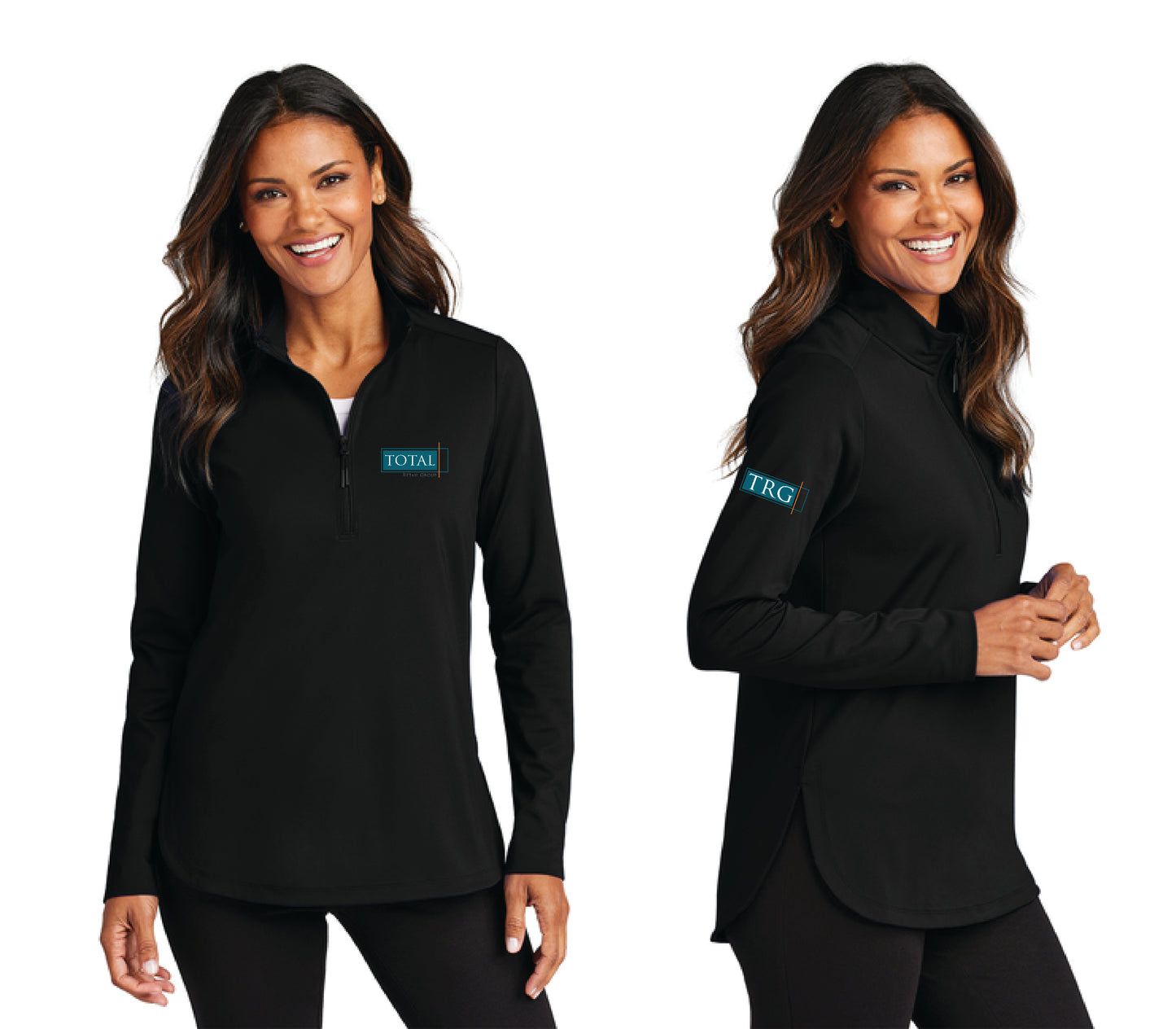 Total Retail Group - Port Authority® Women's C-FREE® Double Knit 1/4-Zip