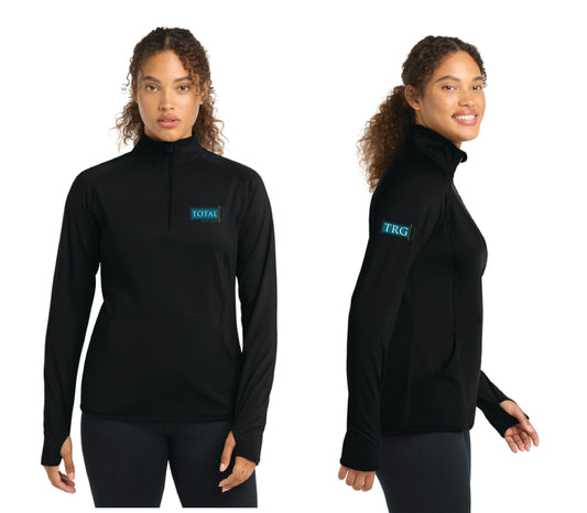 Total Retail Group - Sport-Tek® Women's Sport-Wick® Stretch 1/4-Zip Pullover