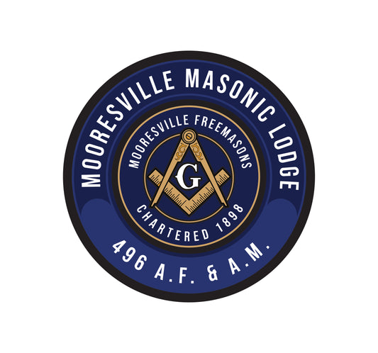 Mooresville Masonic Lodge - Circle Woven Patch