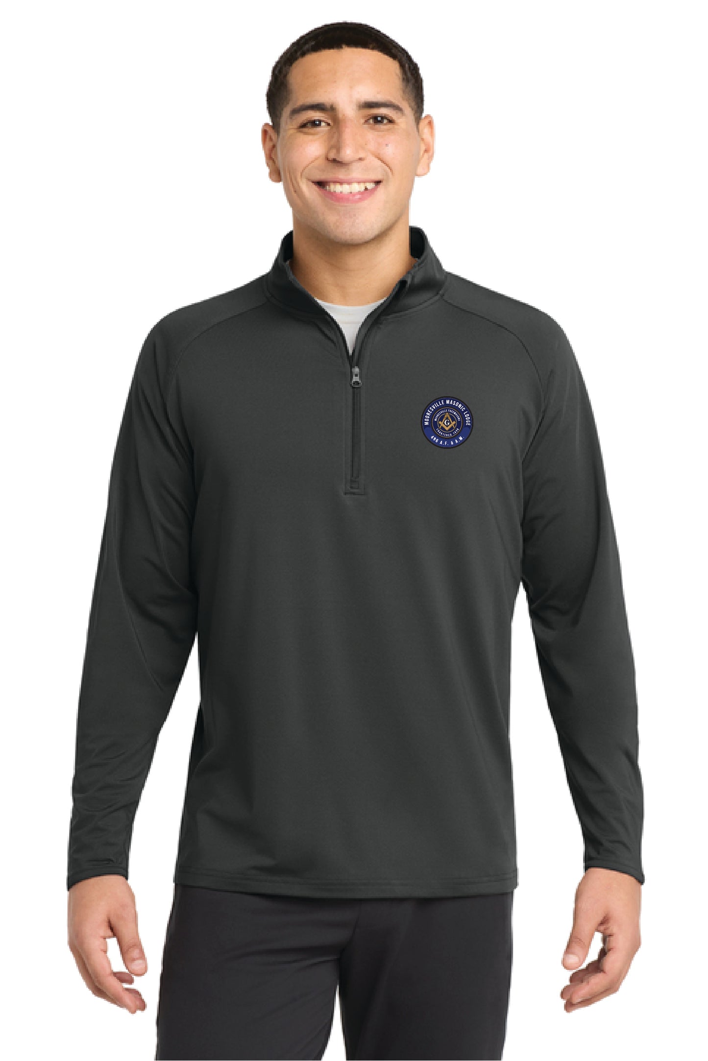Mooresville Masonic Lodge - Sport-Tek® Sport-Wick® Stretch 1/4-Zip Pullover