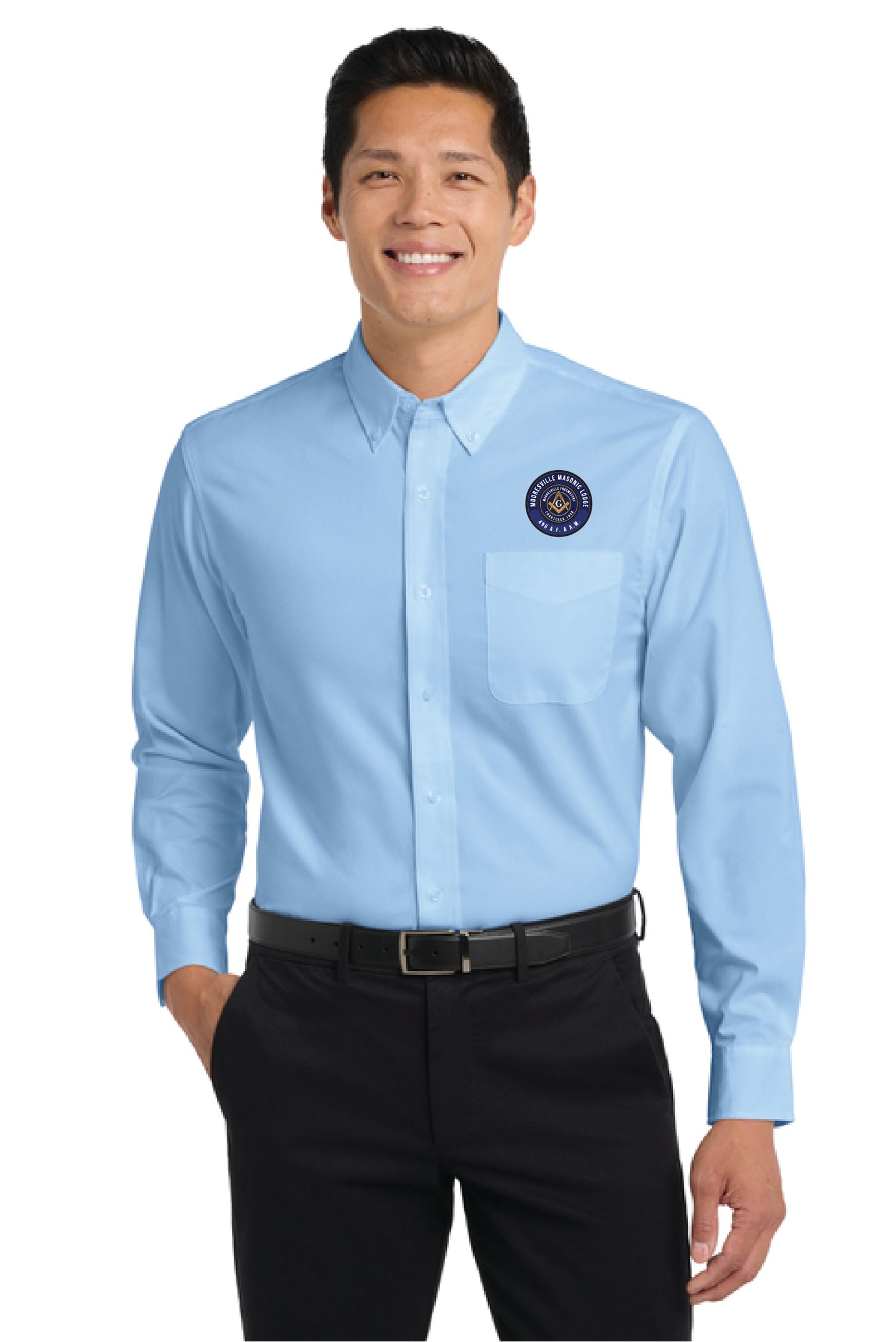 Mooresville Masonic Lodge - Port Authority® Long Sleeve Easy Care Shirt