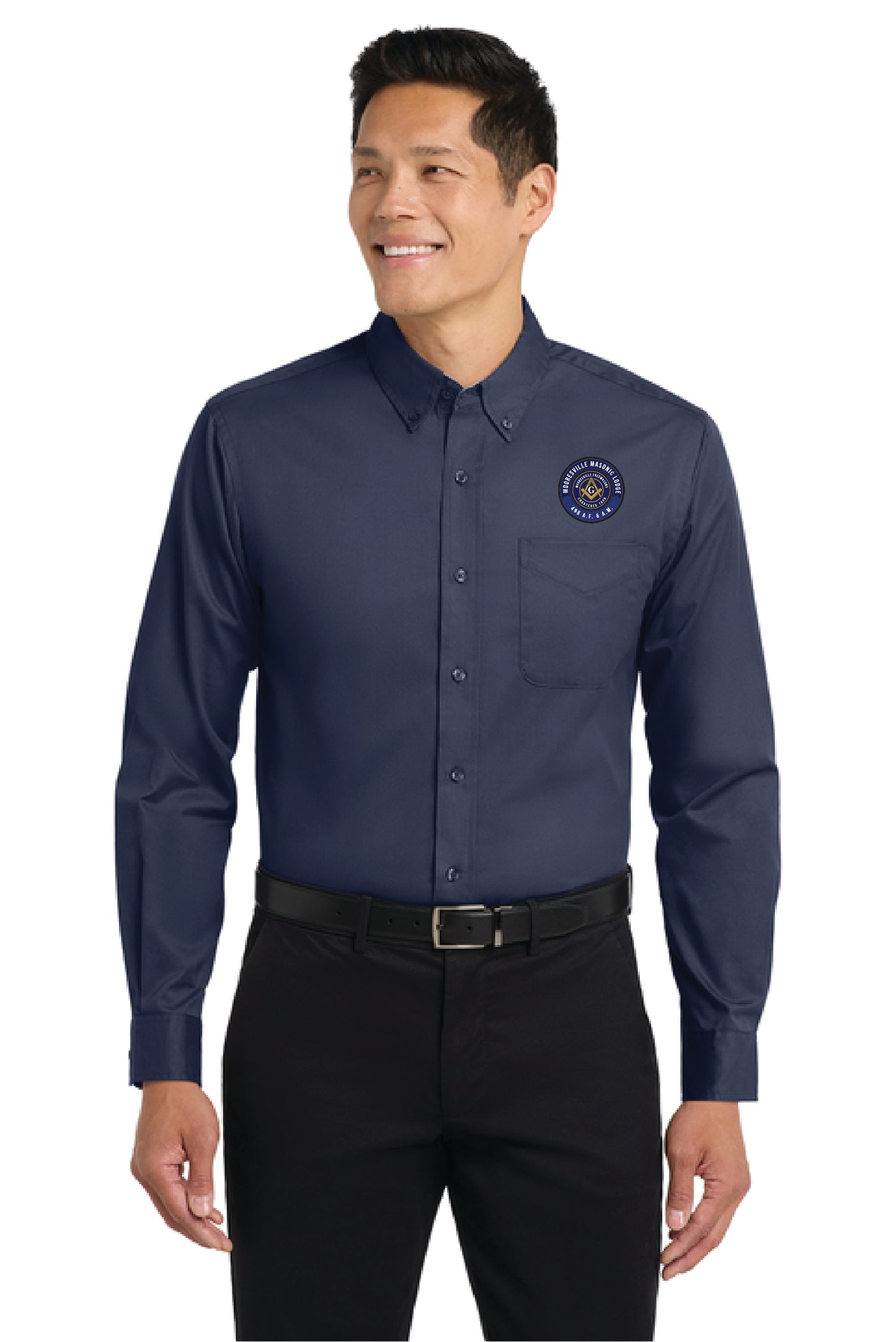 Mooresville Masonic Lodge - Port Authority® Long Sleeve Easy Care Shirt