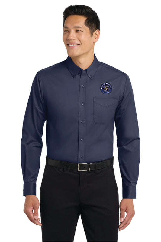 Mooresville Masonic Lodge - Port Authority® Long Sleeve Easy Care Shirt