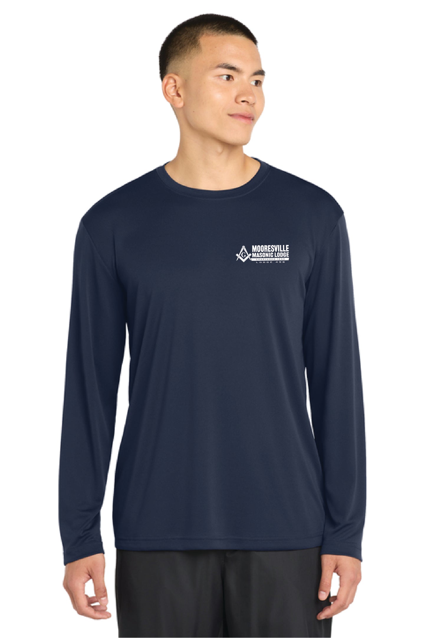 Mooresville Masonic Lodge - Sport-Tek® Long Sleeve PosiCharge® Competitor™ Tee