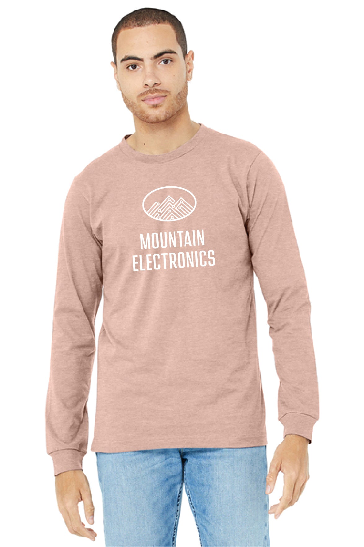 Mountain Electrics - BELLA+CANVAS® Unisex Heather CVC Long Sleeve Tee