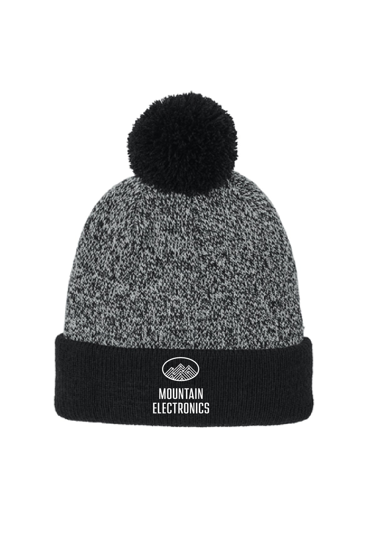 Mountain Electrics - Sport-Tek® Halftime Heather Pom Beanie