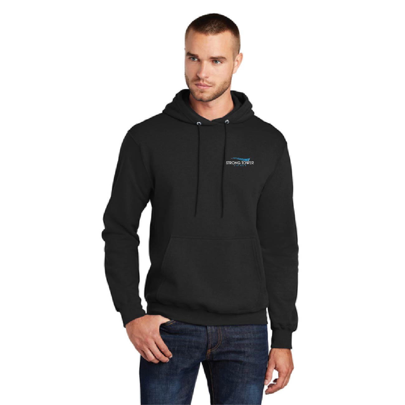 Strong Tower Church Hooded Sweatshirt