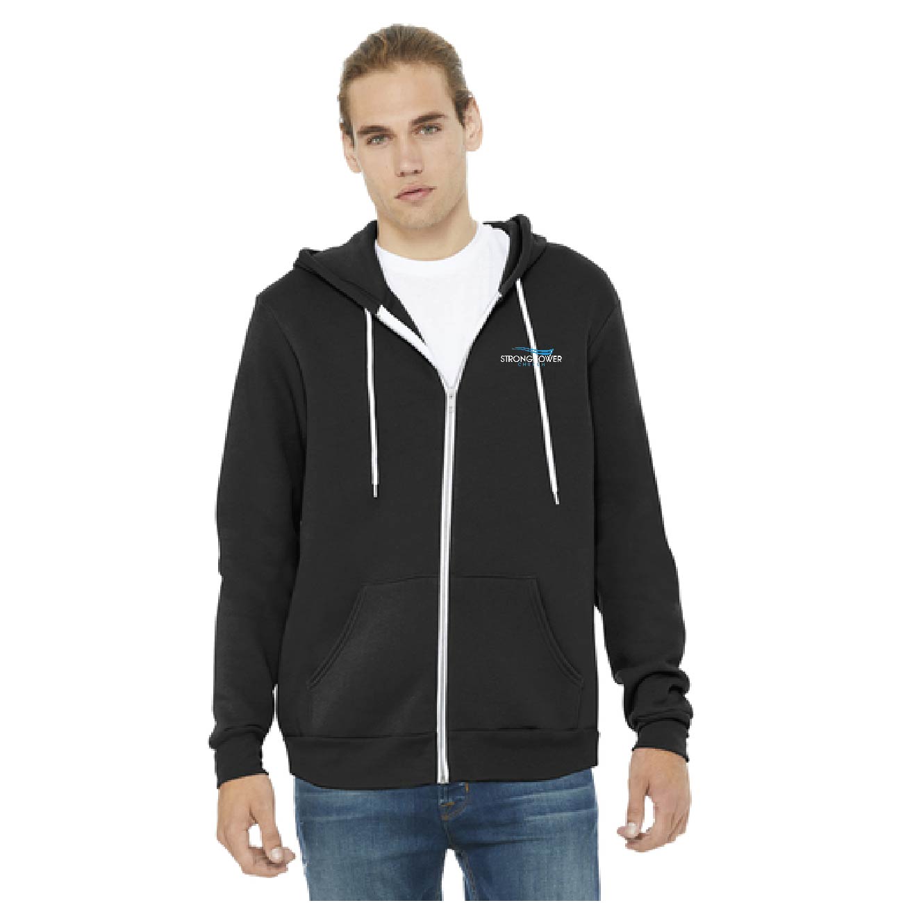 Strong Tower Church Unisex Sponge Fleece Full Zip Sweatshirt