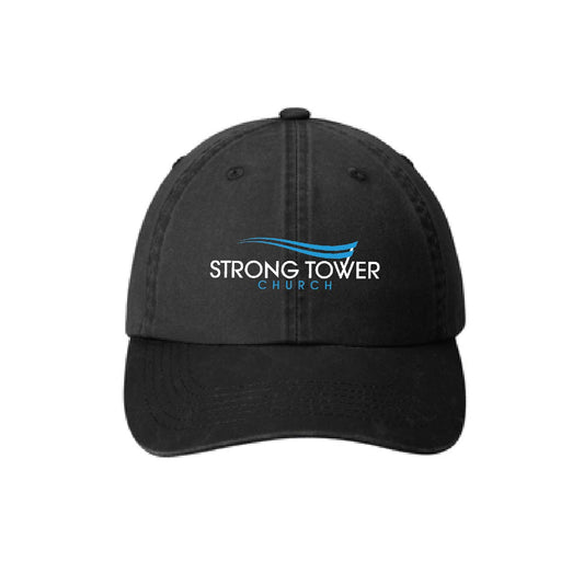 Strong Tower Church Garment Washed Cap