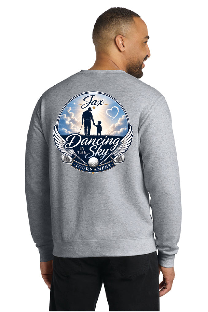 Jax Dancing In The Sky - Port & Co® Core Fleece Crewneck Sweatshirt