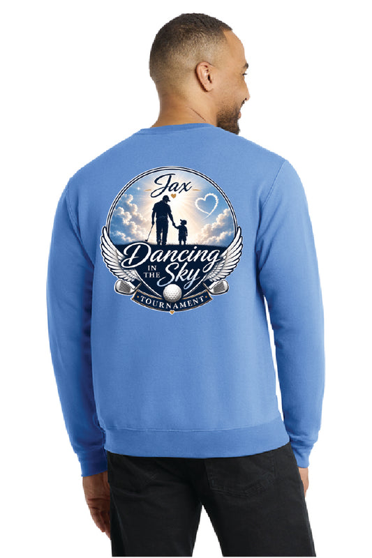 Jax Dancing In The Sky - Port & Co® Core Fleece Crewneck Sweatshirt