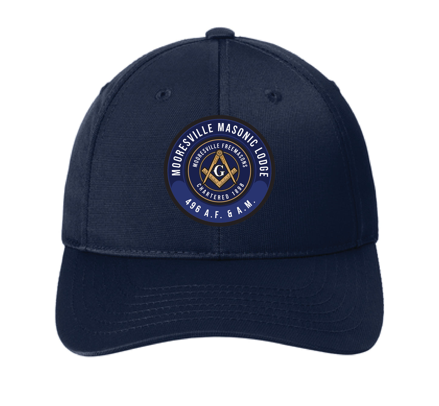 Mooresville Masonic Lodge - Port Authority® Nylon Twill Performance Cap
