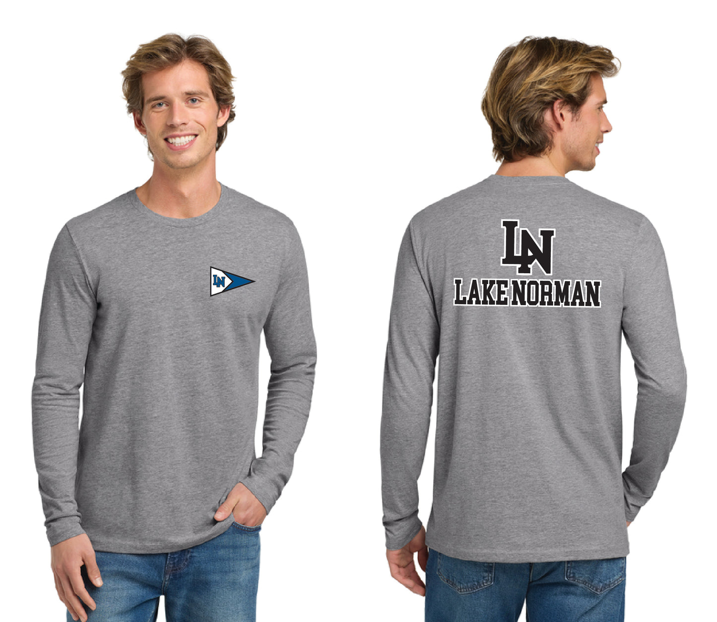LNHS Sail Team - Next Level Apparel® Cotton Long Sleeve Tee