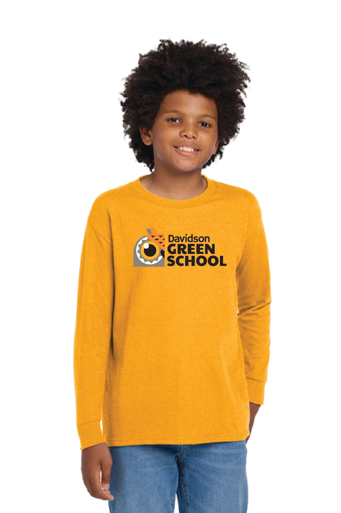 DGS - Gildan® Youth Heavy Cotton™ 100% Cotton Long Sleeve T-Shirt