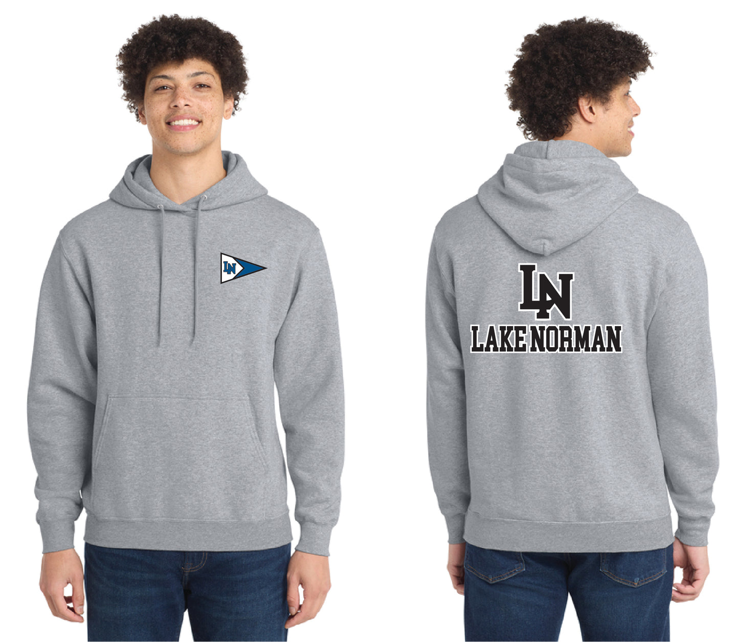 LNHS Sail Team - Port & Co™ Core Fleece Pullover Hooded Sweatshirt