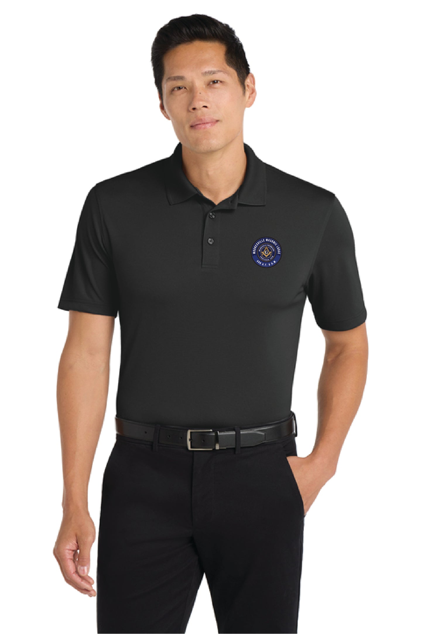 Mooresville Masonic Lodge - Port Authority® Dry Zone® UV Micro-Mesh Polo